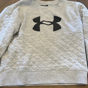 Under Armour Light Gray Quilted Pullover